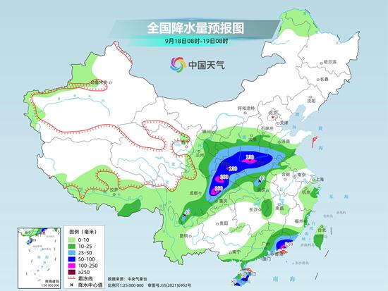 华西地区持续强降雨 南方秋老虎退场北方秋凉感加重