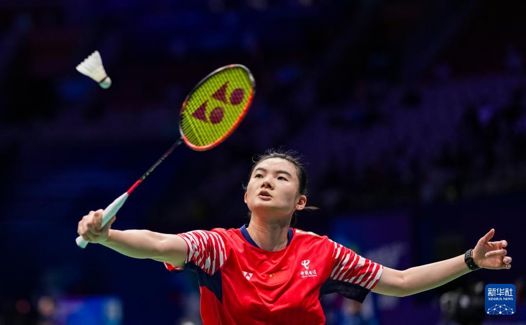 羽毛球——中国大师赛：韩悦胜陈雨菲 晋级女单半决赛