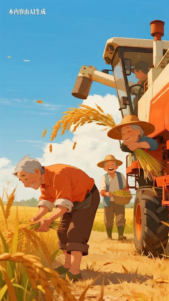 中国农民丰收节：丰收了！更要珍惜每一粒粮食