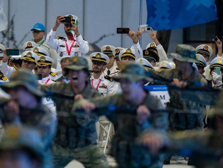 国际军体第54届海军五项世界锦标赛在武汉开幕