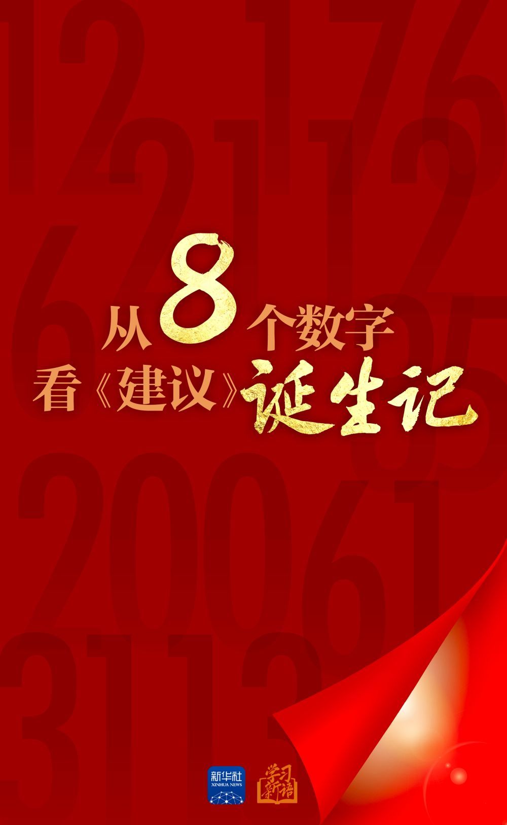 创意海报丨从8个数字看《建议》诞生记