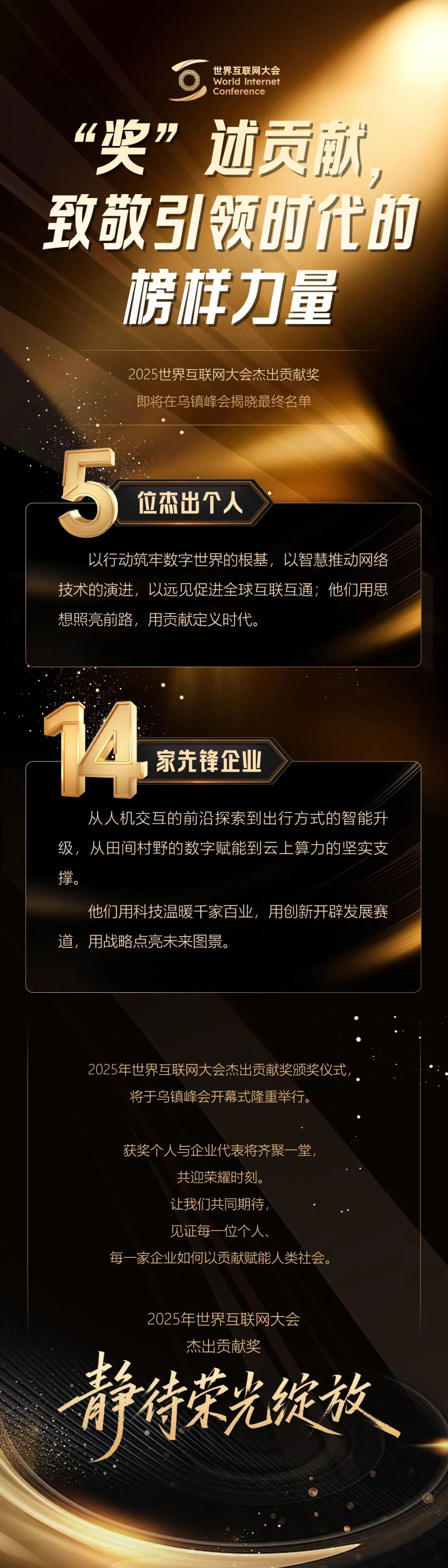 “奖”述贡献！世界互联网大会杰出贡献奖名单即将揭晓