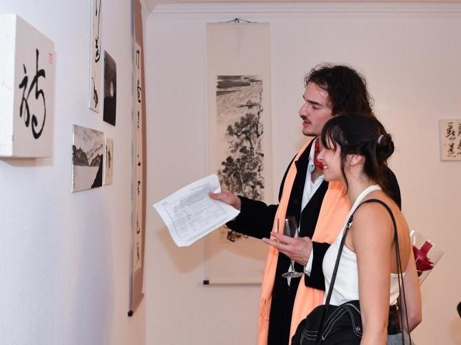 记者手记丨瑞士人给我上了一堂书法课