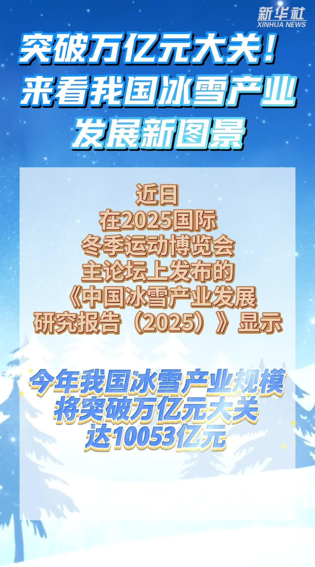 突破万亿元大关！来看我国冰雪产业发展新图景