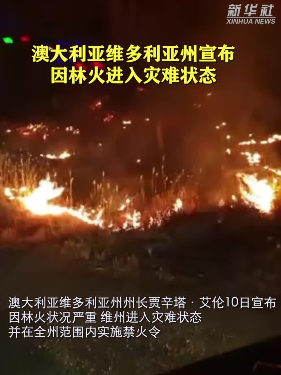 澳大利亚维多利亚州宣布因林火进入灾难状态